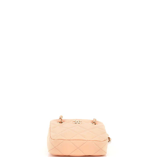 Chanel CC Square Clutch Chain Quilted