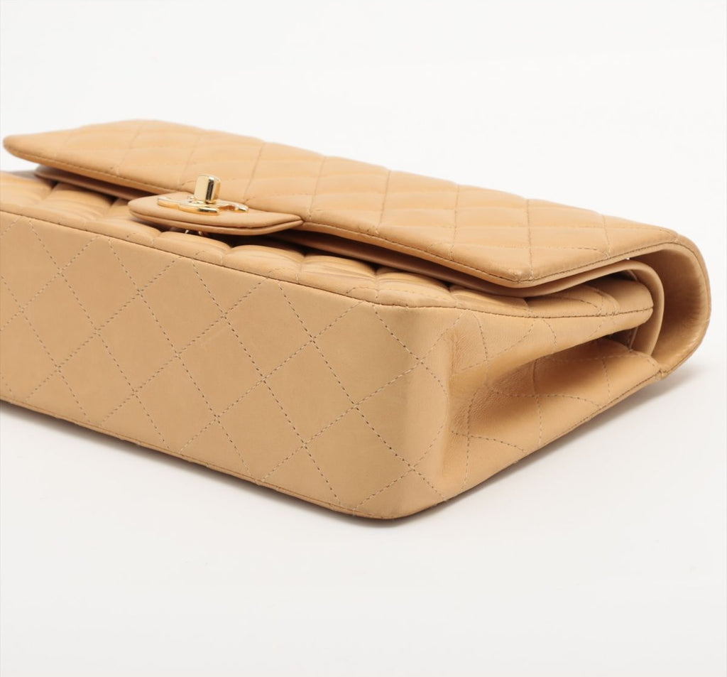 Real Leather Small Flap Purse Shoulder Bag Double Chains Crossbody Work  Handbag | eBay