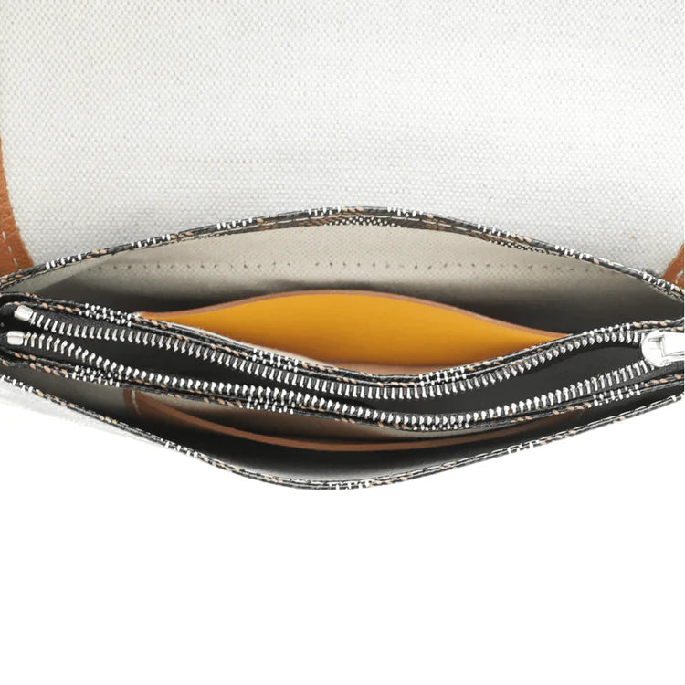 Plumet Pocket Wallet Black and Tan