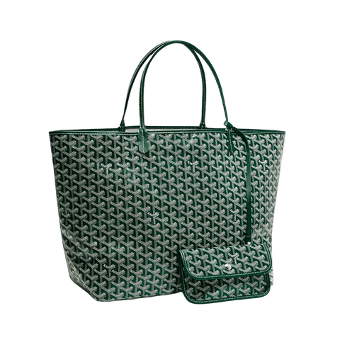 Saint Louis Tote GM Green | The Luxury Pear