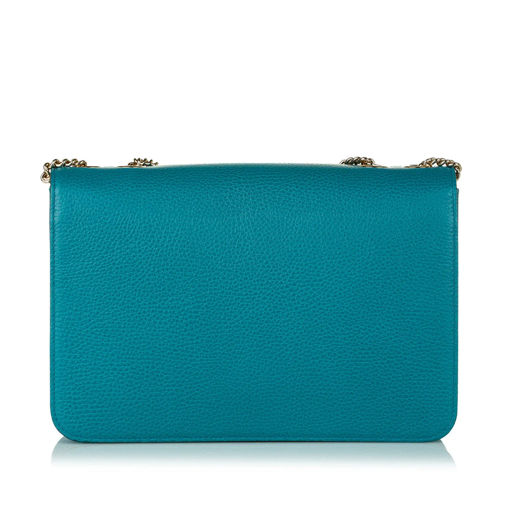 Medium Interlocking G Leather Crossbody Bag