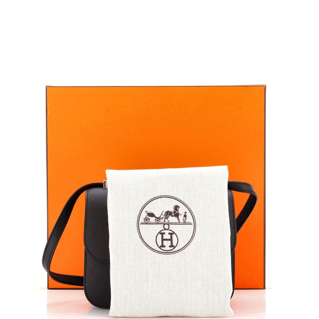 Hermes Constance 18 Black Epsom