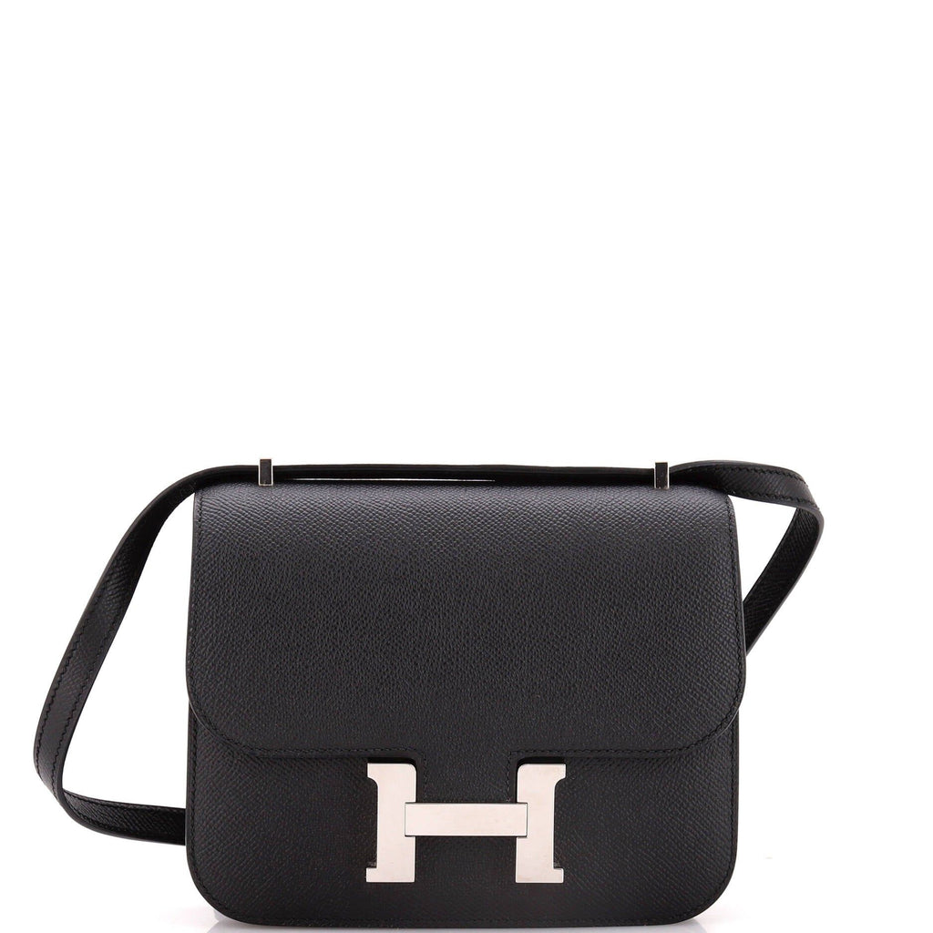 Hermes Constance 18 Black Epsom