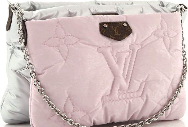 LOUIS VUITTON Maxi Multi Pochette Econyl Shoulder Bag Fuchsia