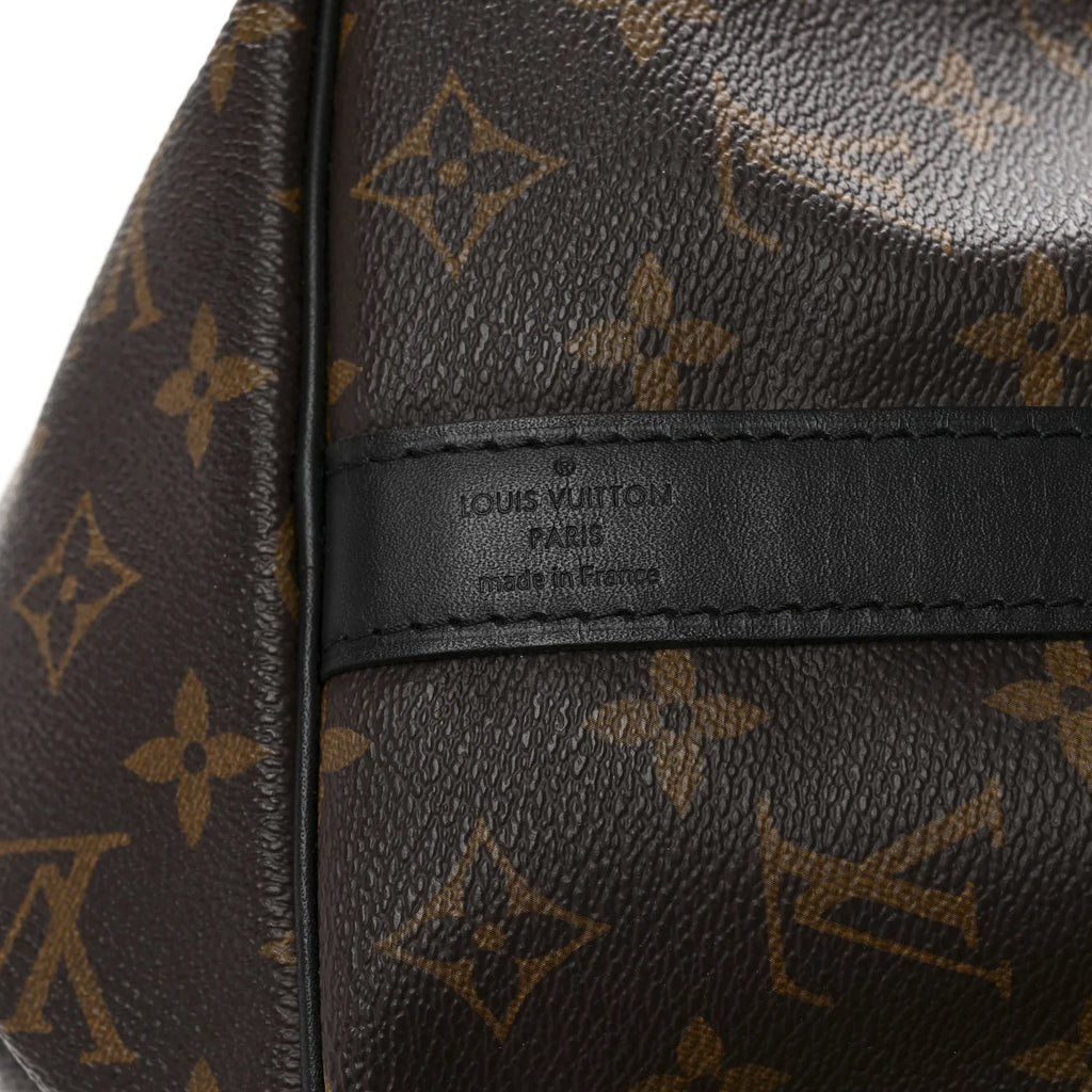 Louis Vuitton Monogram Macassar Keepall Bandouliere 45