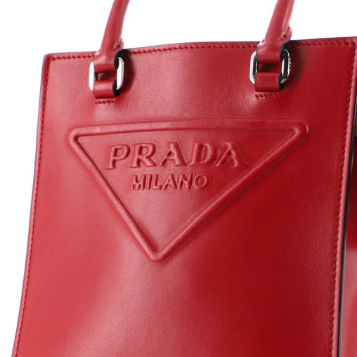 Prada Logo Drill Tote