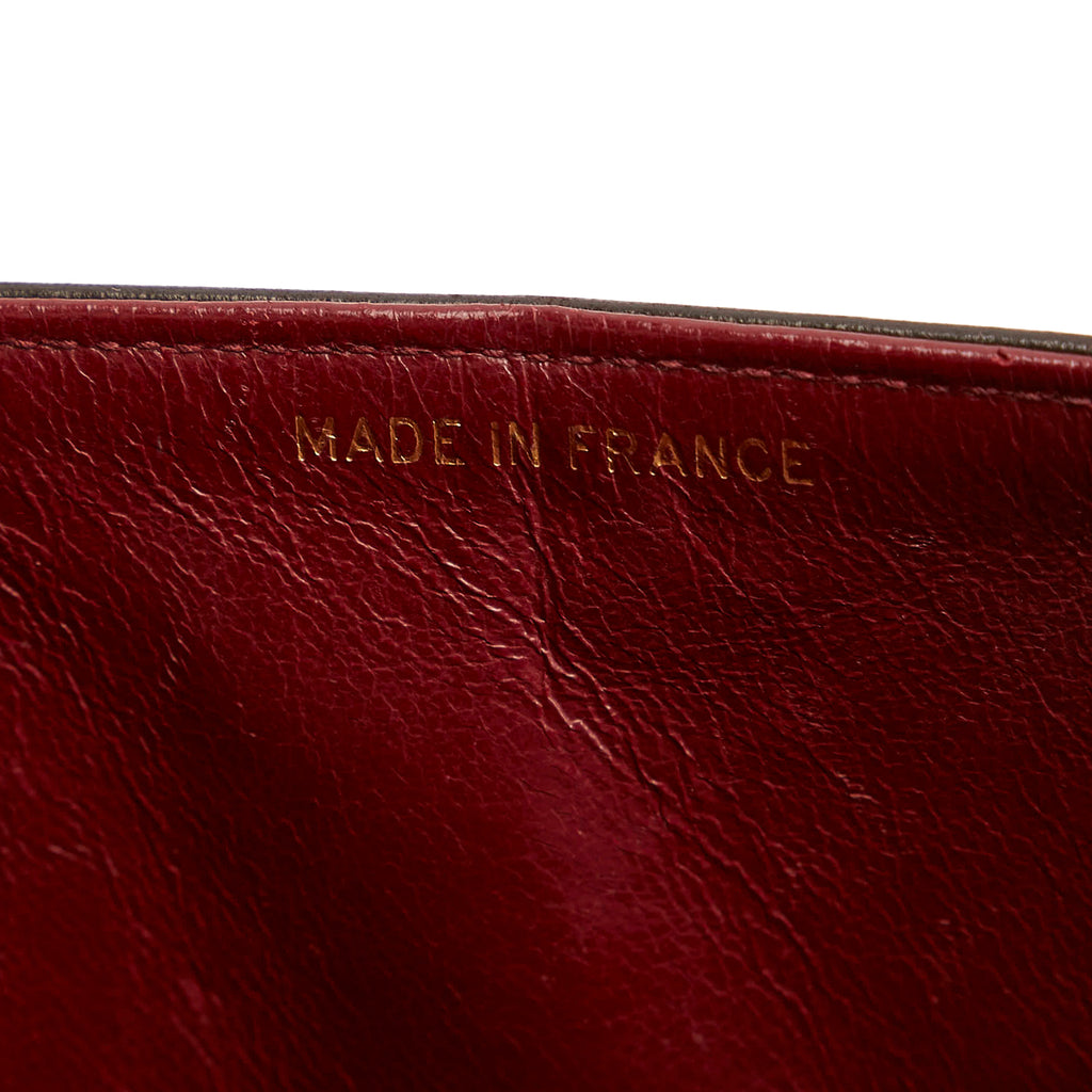 Medium Classic Lambskin Leather Double Flap Bag